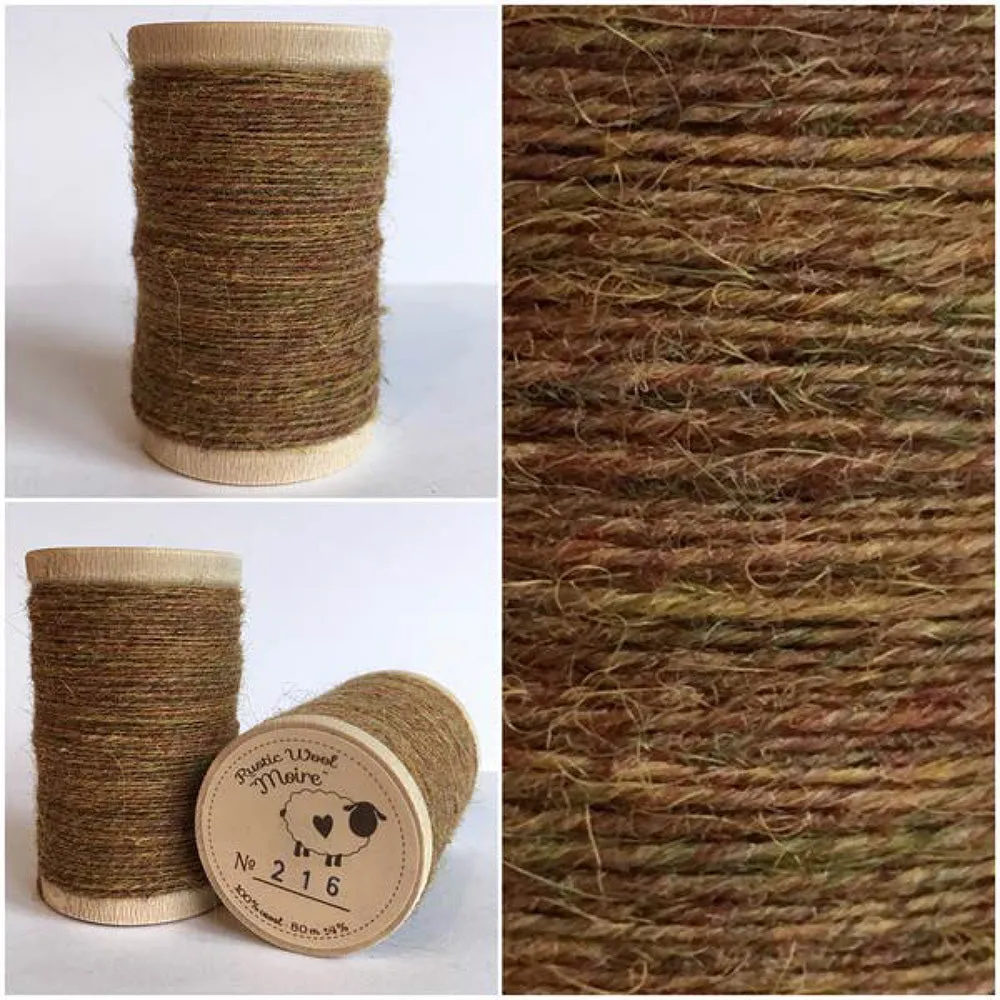 AUTUMN GOLD Hand Dyed YARD Wool Fabric for Wool Applique and Rug Hooking