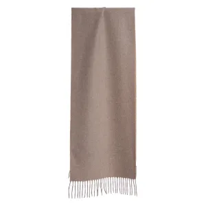 BEIGE AND CAMEL DOUBLE-FACE SCARF