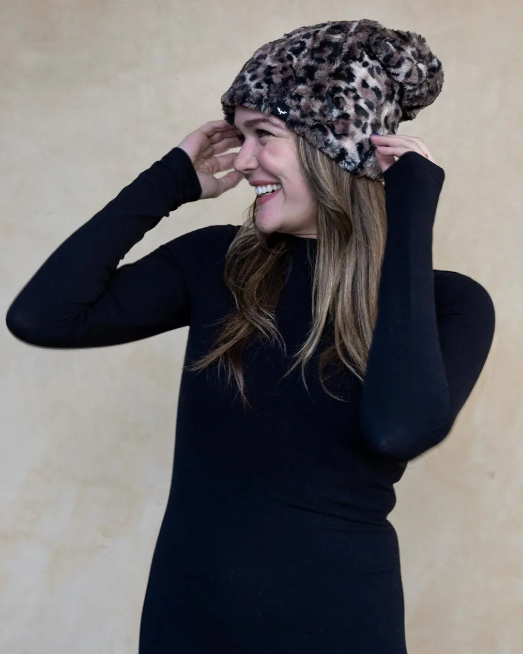 Bobcat Faux Fur Beanie | Women's