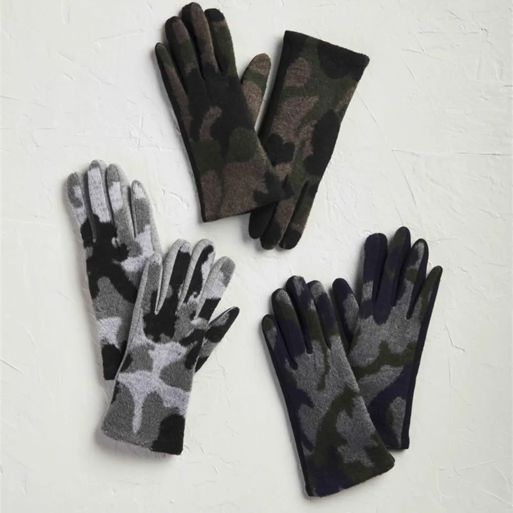 Camo Gloves - Womens