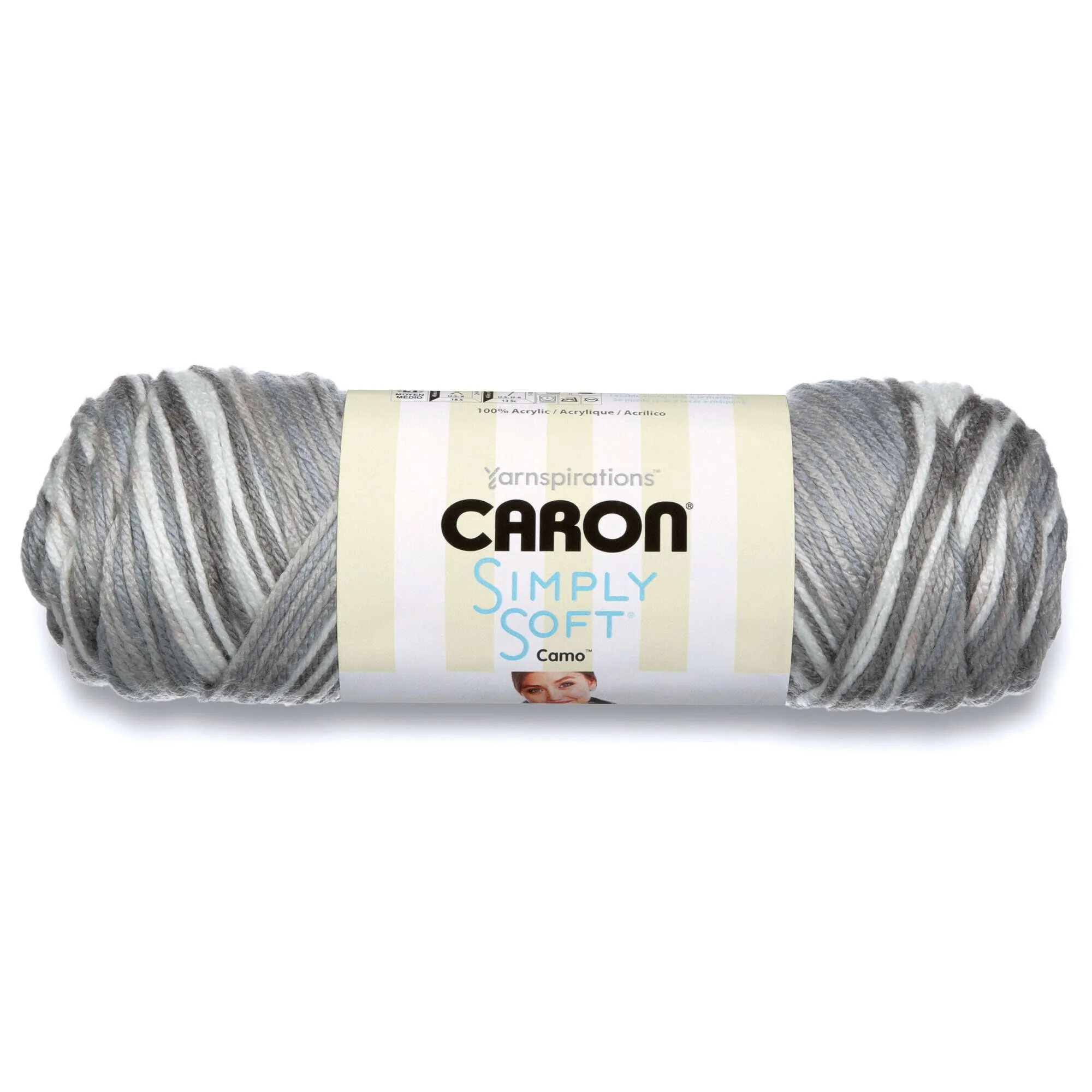 Caron Simply Soft Camo Yarn - Discontinued Shades