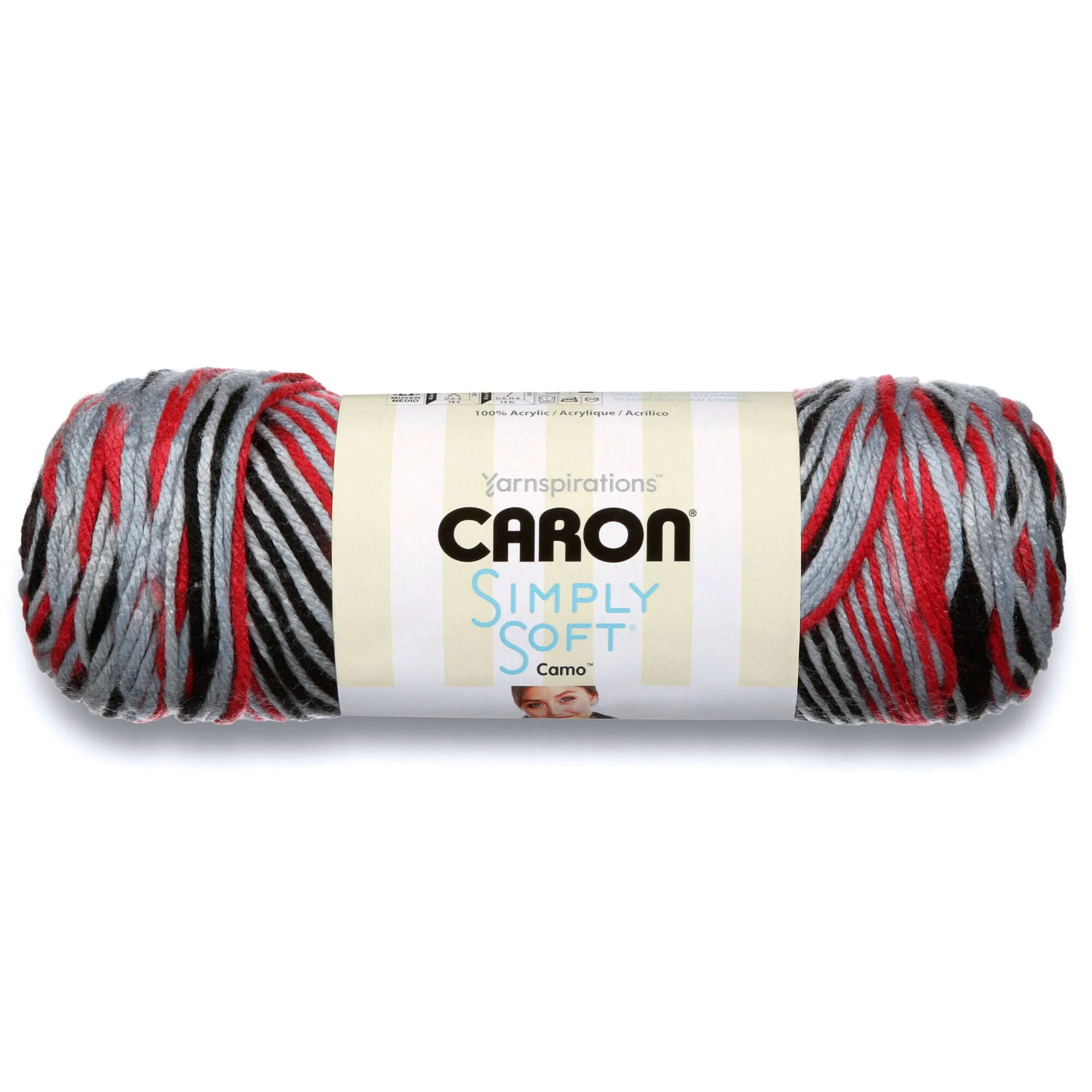 Caron Simply Soft Camo Yarn - Discontinued Shades