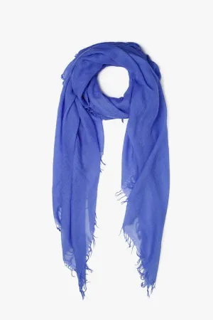 Cashmere & Silk Scarf in Baja Bue