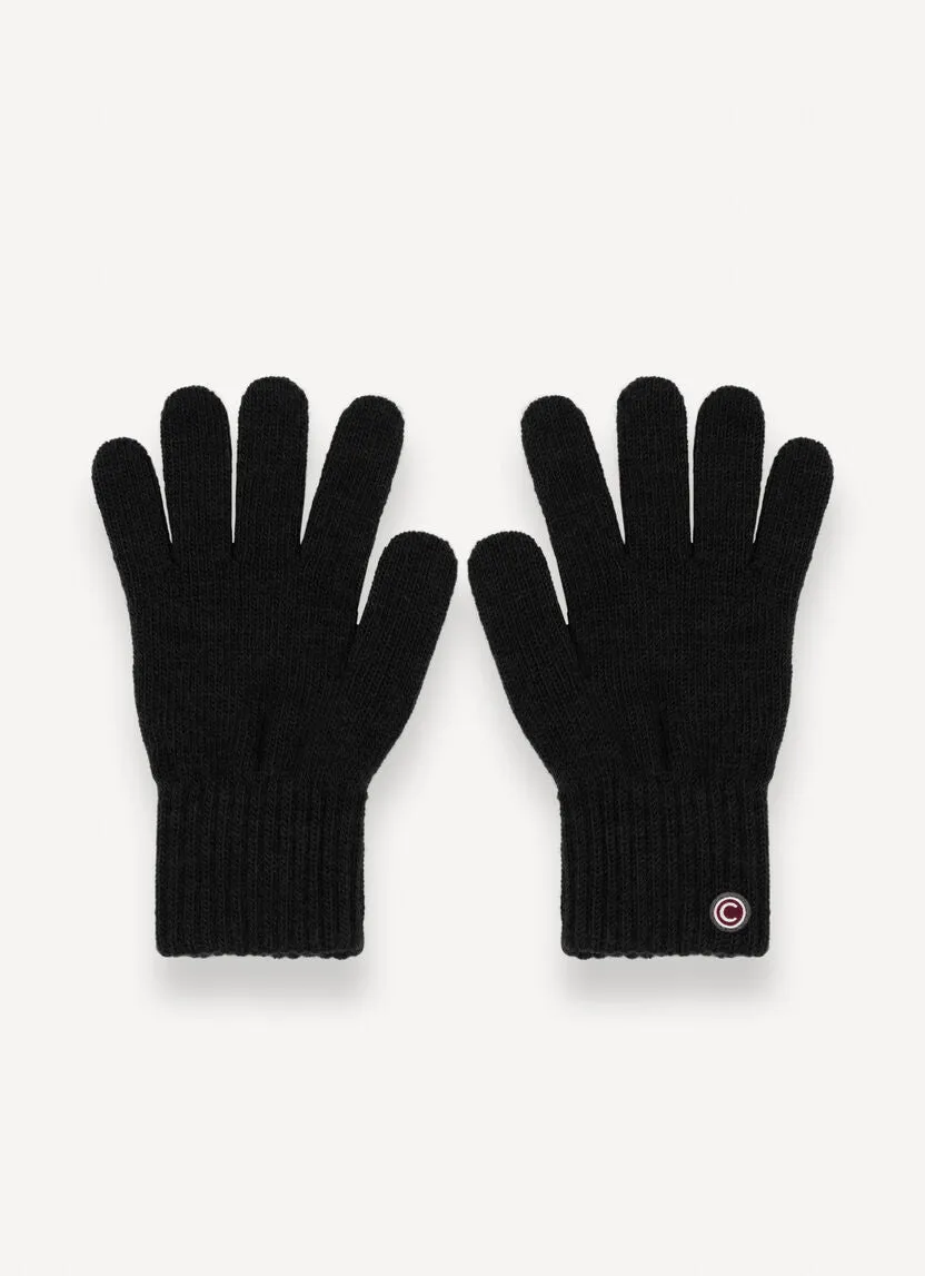 COLMAR Wool Angora Gloves Black