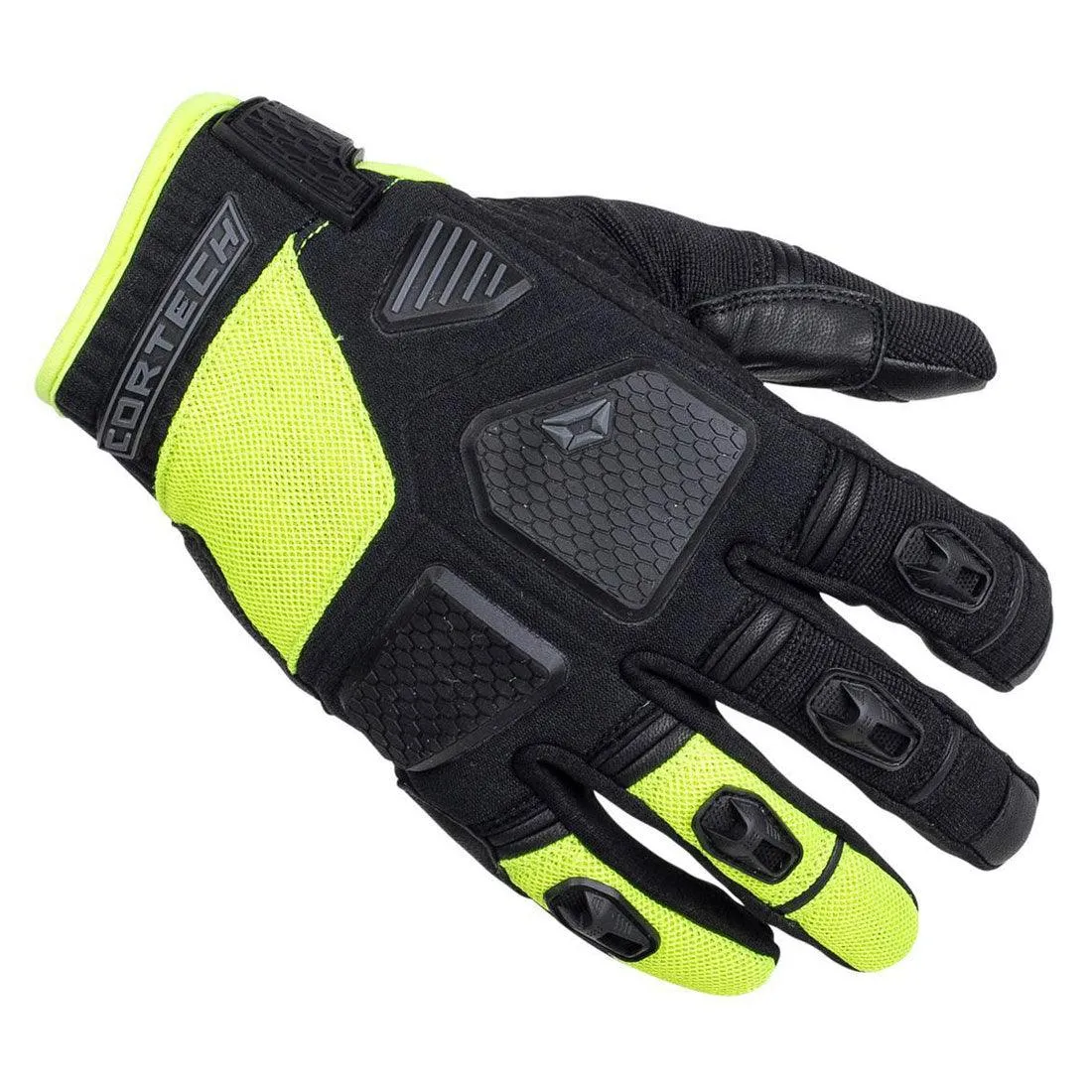 Cortech Men's Aero-Flo Glove - Hi-Viz