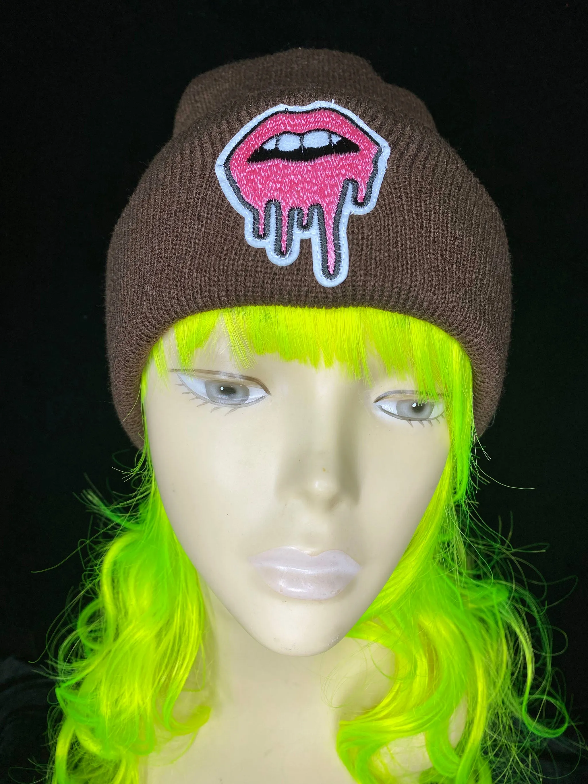 Drippy Lips Beanies