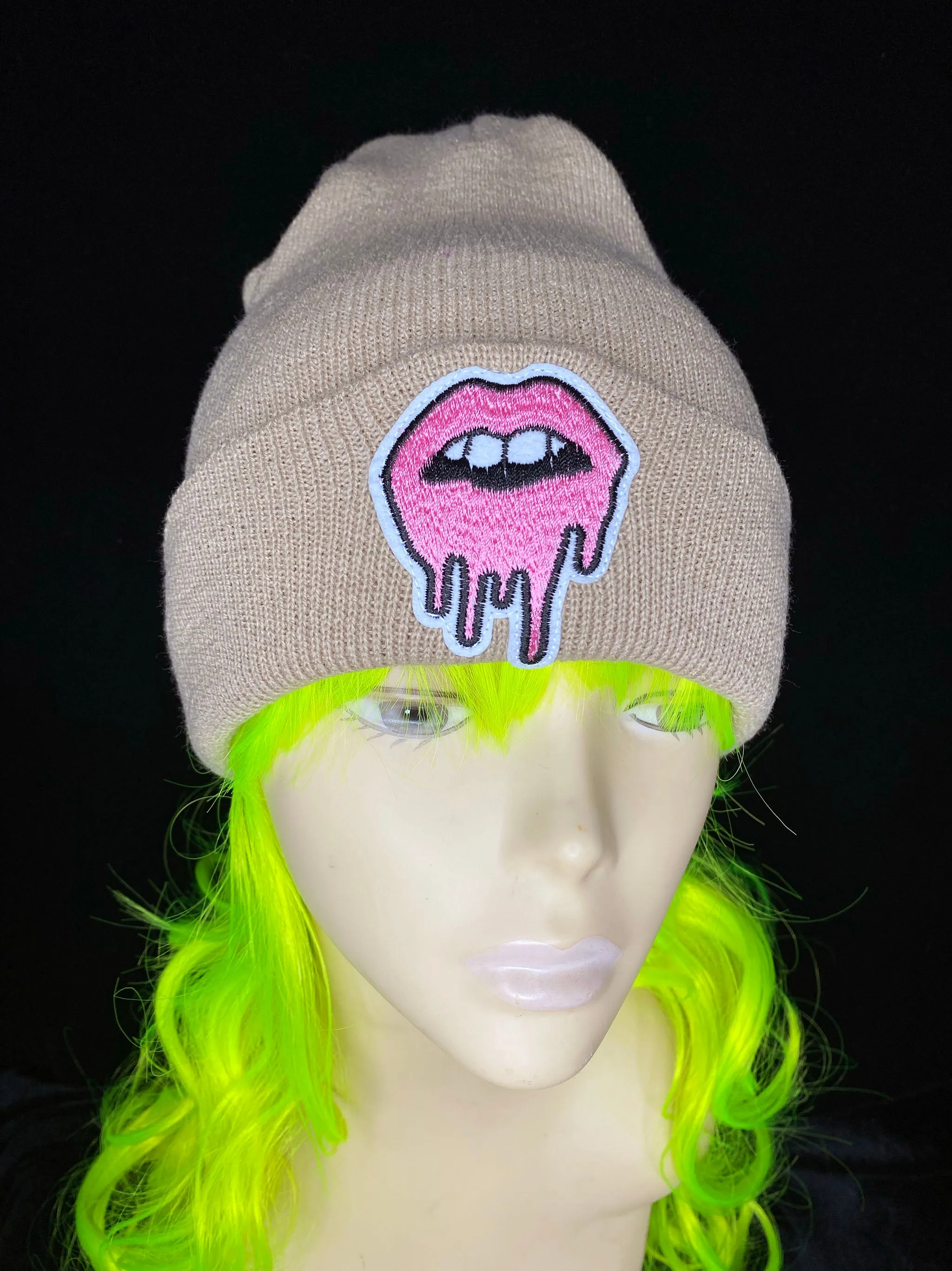 Drippy Lips Beanies