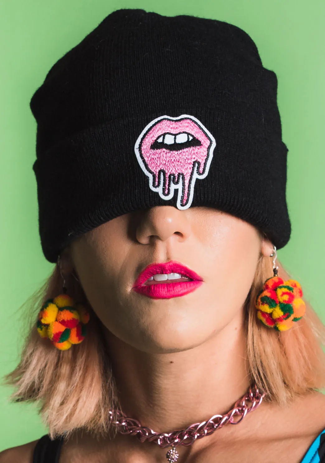 Drippy Lips Beanies