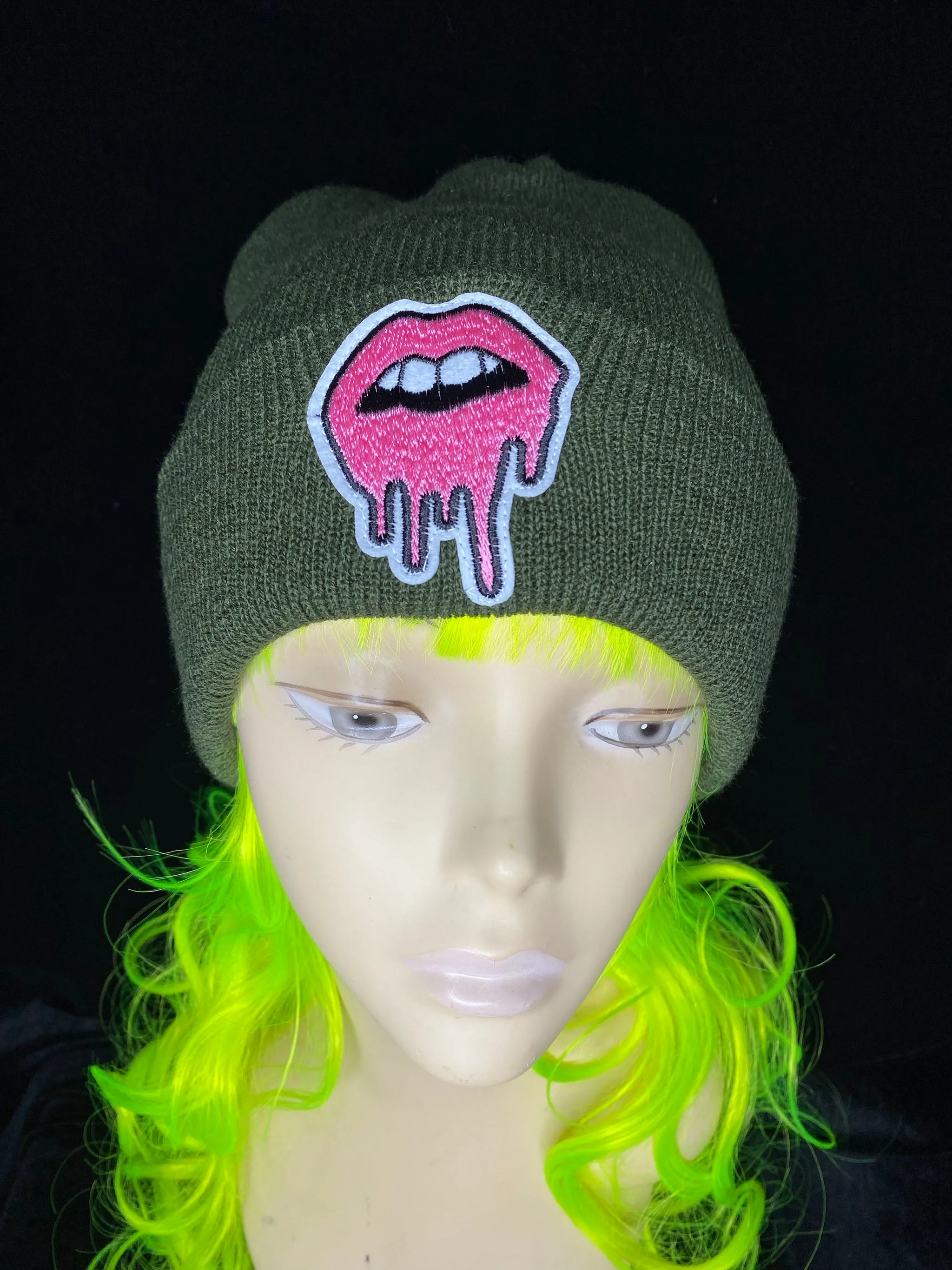 Drippy Lips Beanies