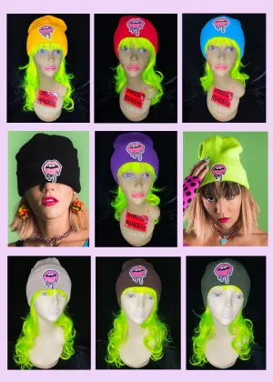 Drippy Lips Beanies