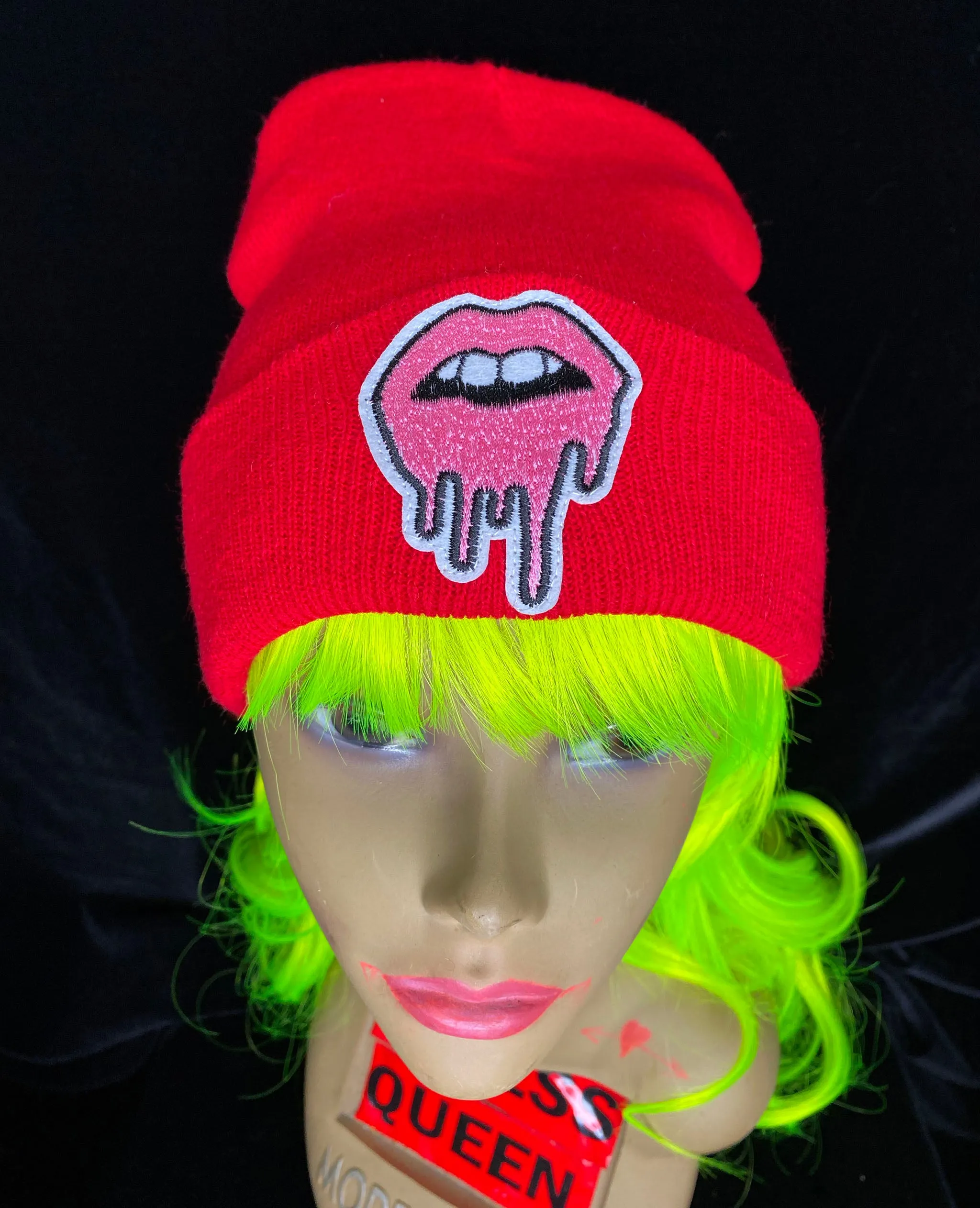 Drippy Lips Beanies