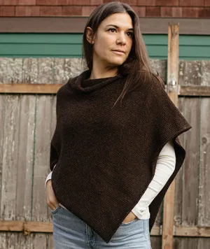 Easy Folded Poncho Using Berroco Ultra Alpaca