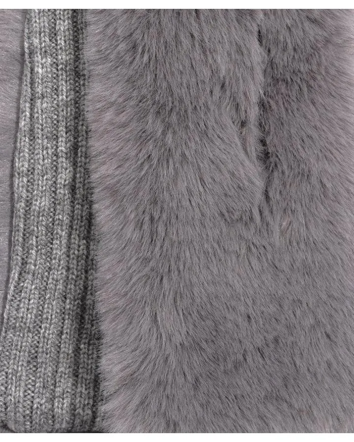 Faux Fur Pull Through Scarf