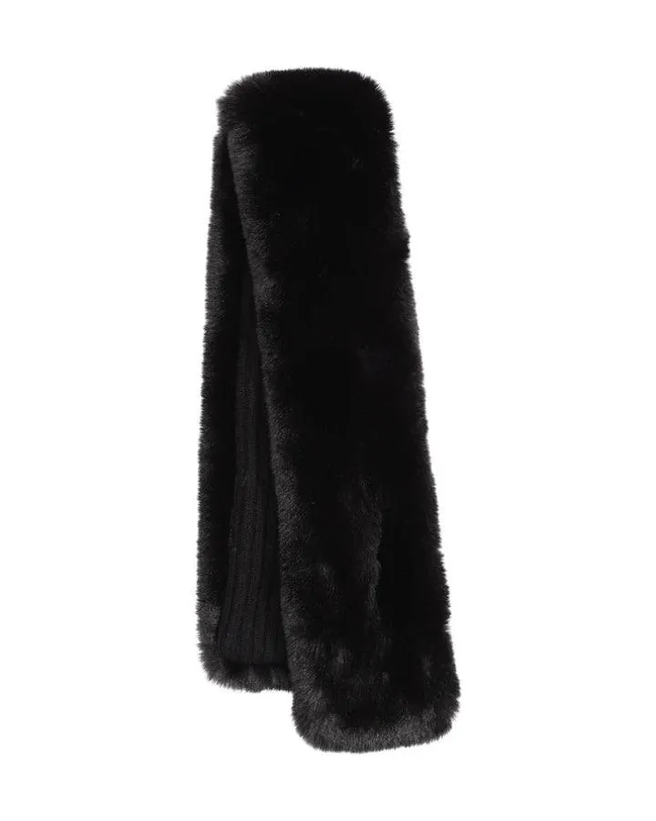 Faux Fur Pull Through Scarf