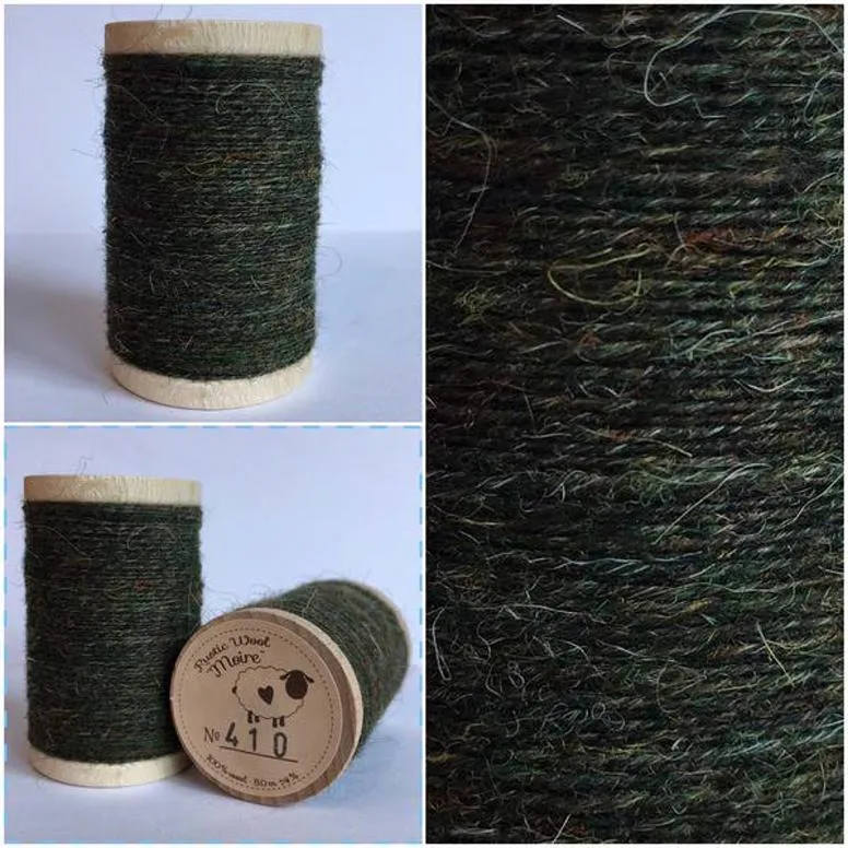 FIDDLEHEAD Hand Dyed HALF YARD Wool Fabric for Wool Applique and Rug Hooking