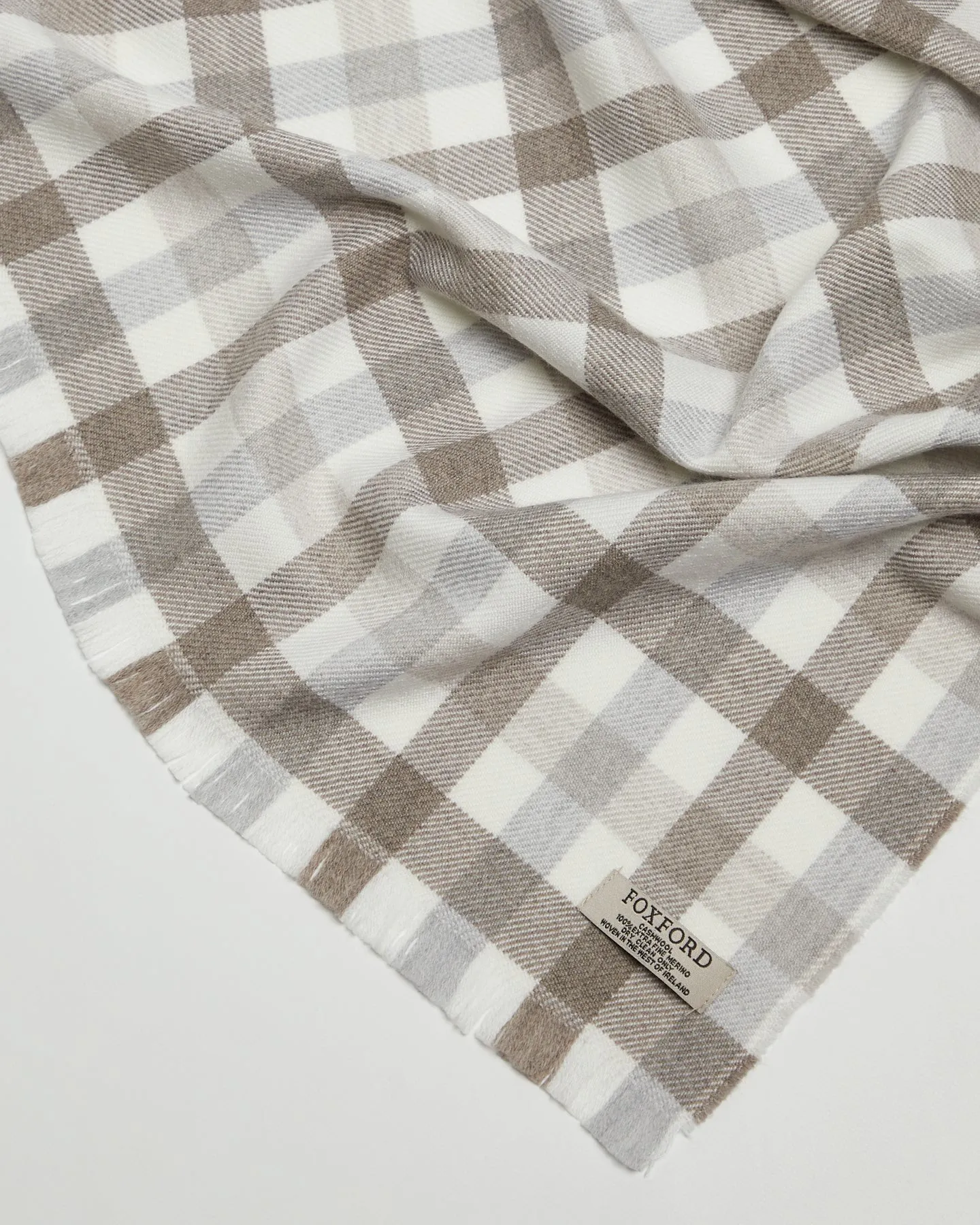 Foxford Giant Merino Scarf | Mink