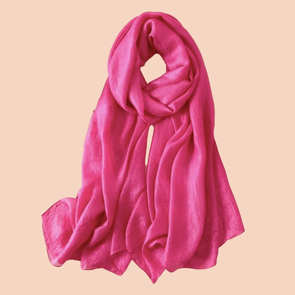 Fuchsia Pink Fashion Scarf