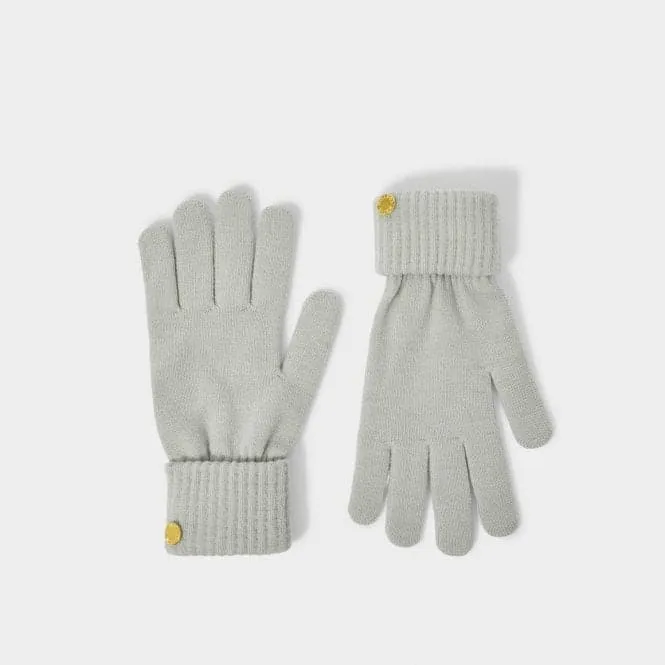 Grey Knitted Gloves KLS534