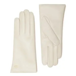 Honoré Eleanor cream goatskin leather gloves