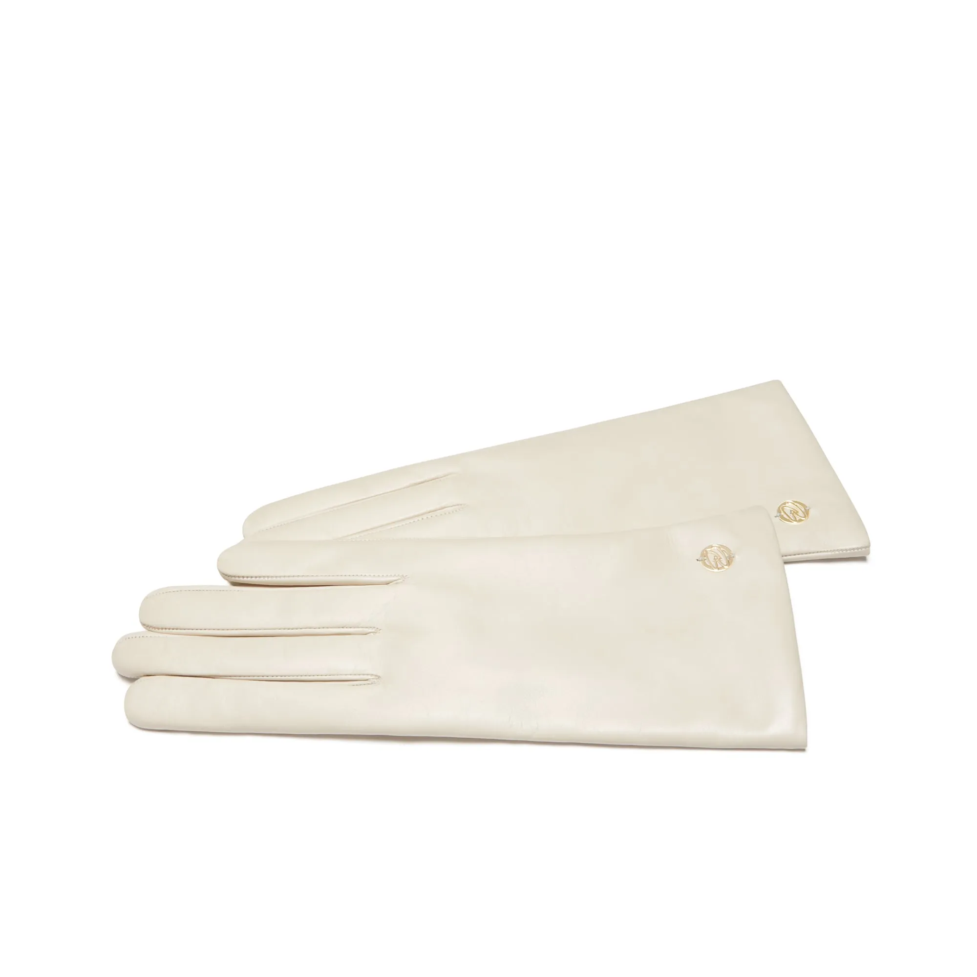 Honoré Eleanor cream goatskin leather gloves