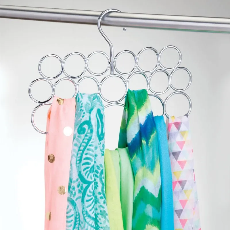 iDesign Axis Scarf Holder in Chrome