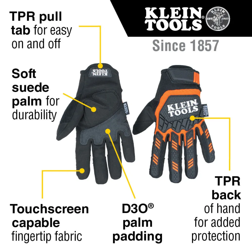 Klein 60600 Heavy Duty Gloves, Large