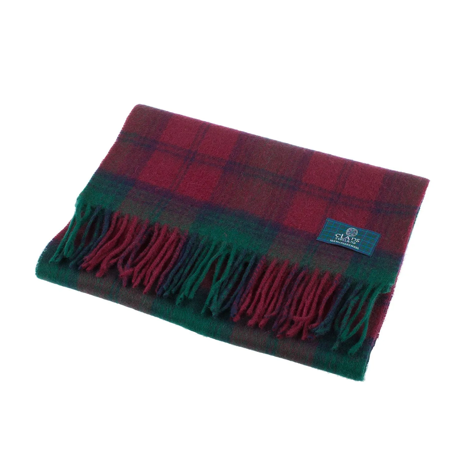 Lambswool Scottish Tartan Clan Scarf  Lindsay