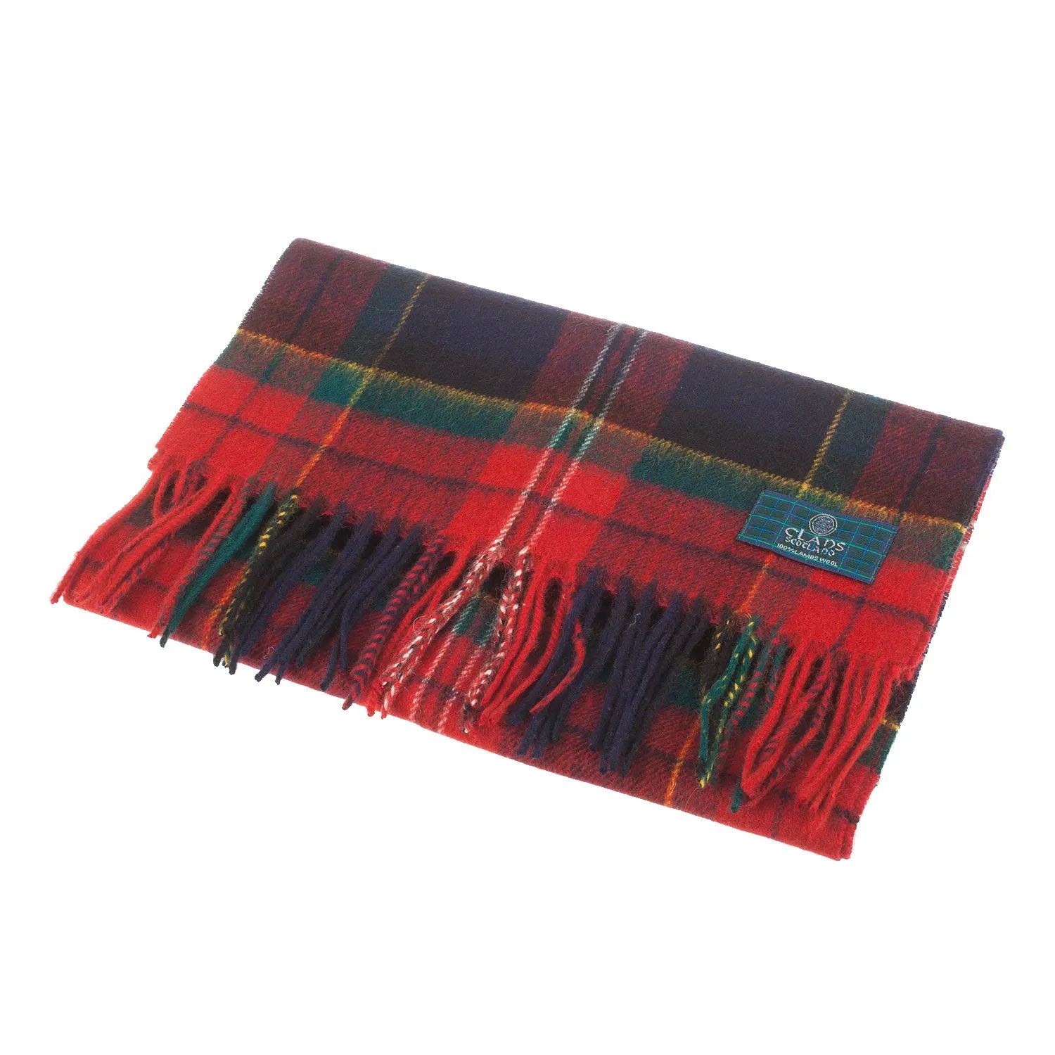 Lambswool Scottish Tartan Clan Scarf  Macpherson Clan