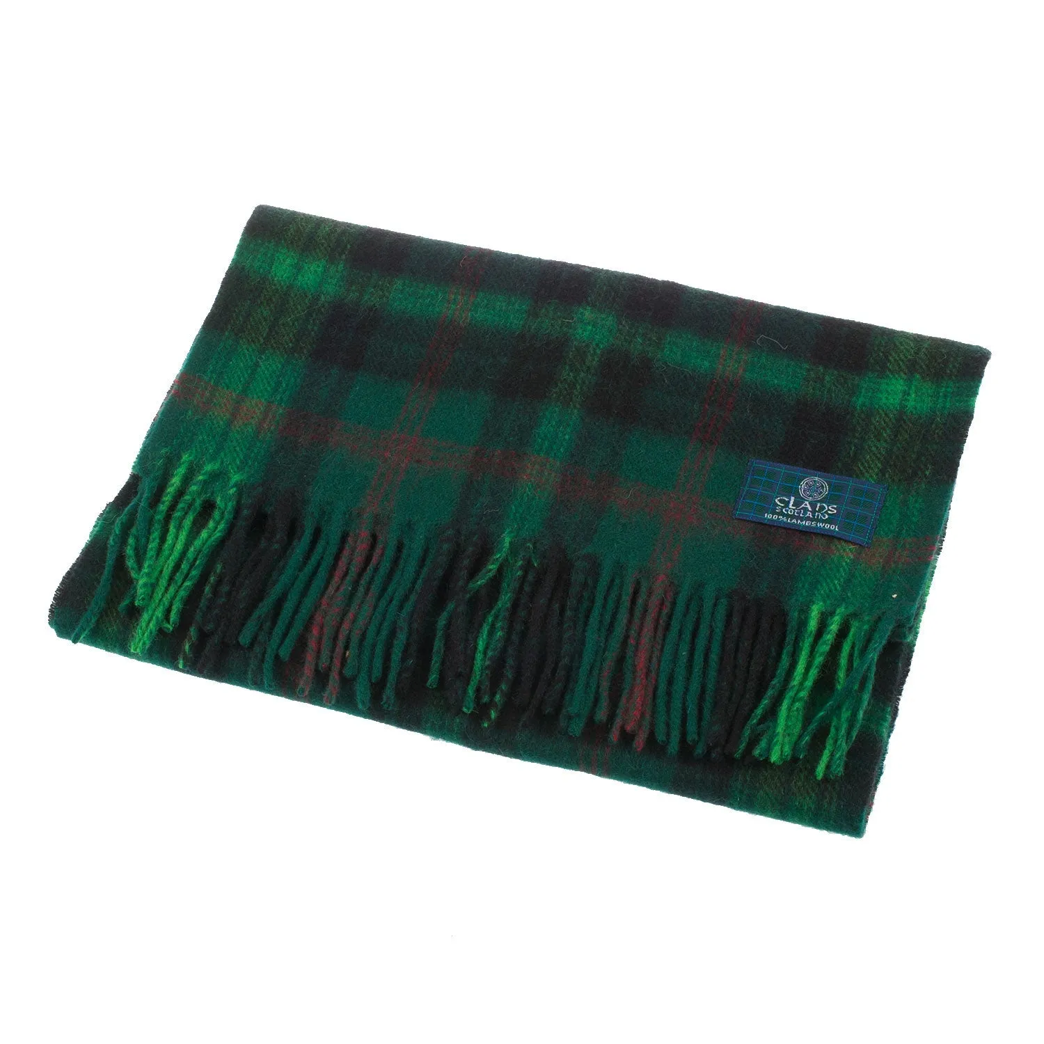 Lambswool Scottish Tartan Clan Scarf  Ross Hunting