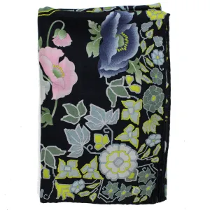 Leonard Paris Scarf Ornamental & Floral - Extra Large Square Cashmere Silk Wrap