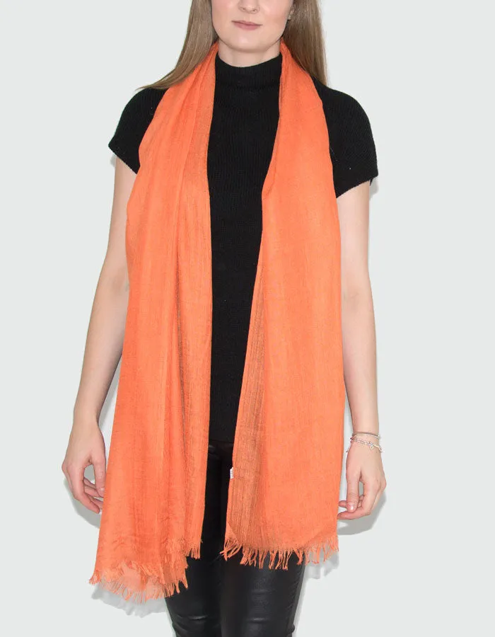 Lightweight Scarf Pashmina | Orange