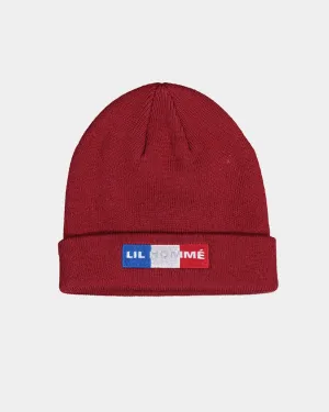 Lil Hommé Kid's Flag Box Classique Beanie Red