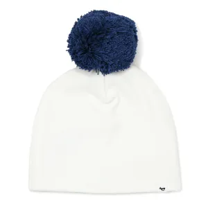 oh baby! Pom Hat - Denim on Cream