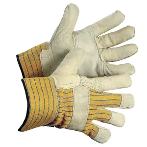 "49th Parallel" Thinsulate Lined, Patch Palm Grain Leather Work Gloves