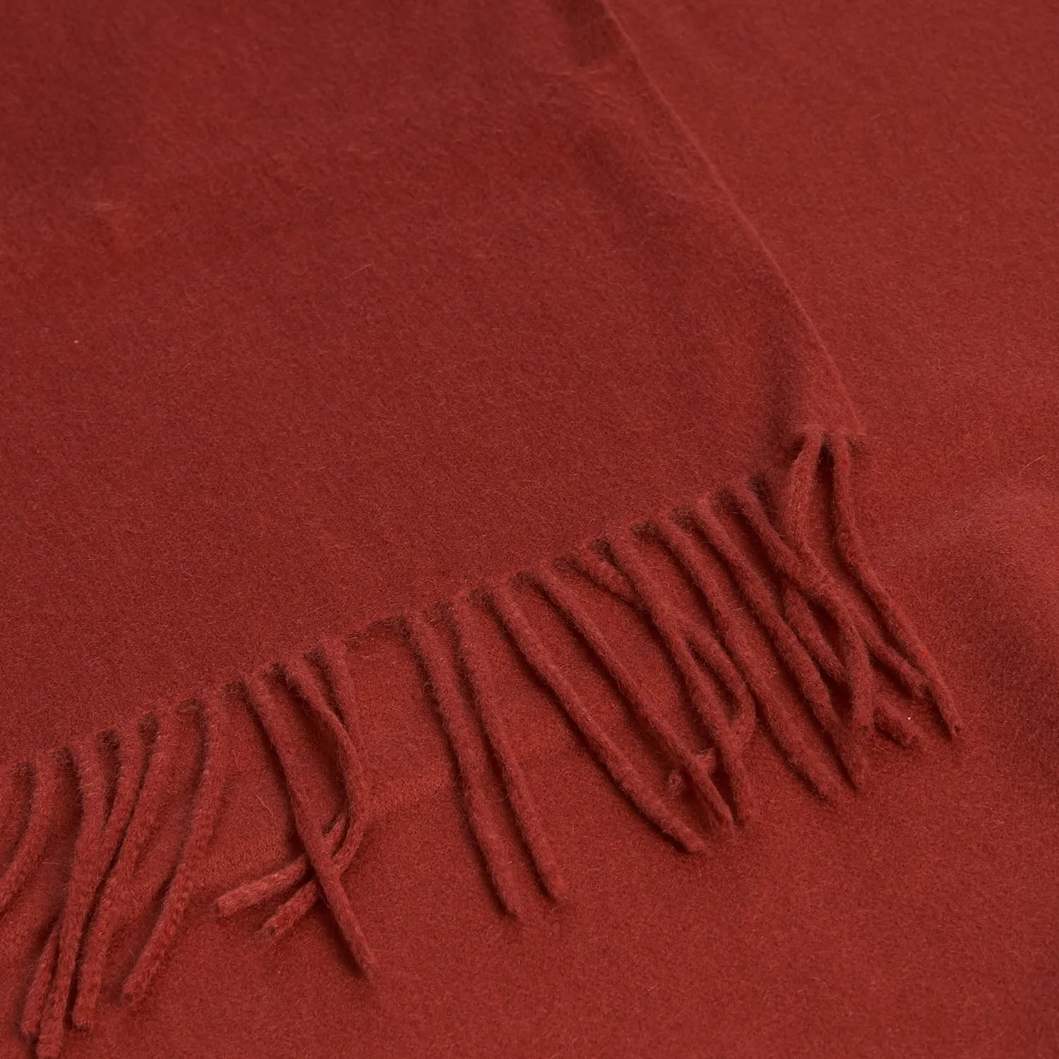 RED CASHMERE SCARF