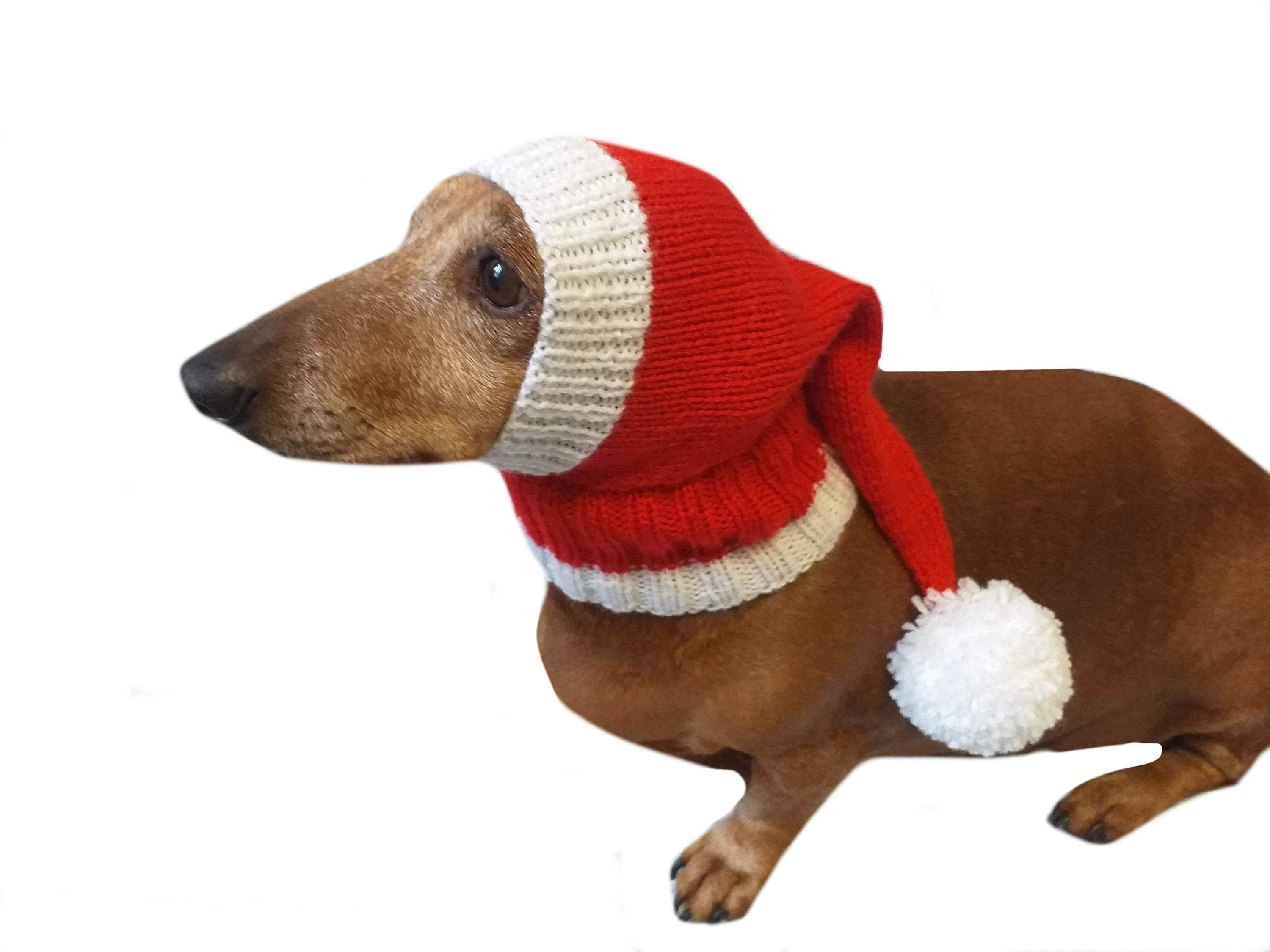 Santa hat for dog, christmas santa hat for dog, santa hat for dachshund