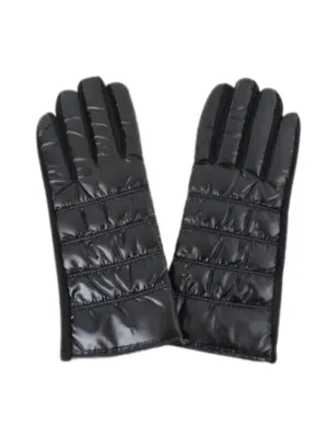 Shiny Puffer Gloves