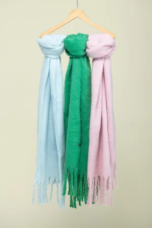 Supersoft Solid Scarves - Green