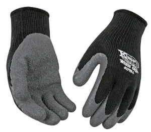 Warm Grip 1790-XL Protective Gloves, Men's, XL, 11 in L, Wing Thumb, Knit Wrist Cuff, Acrylic, Black :PR: QUANTITY: 1